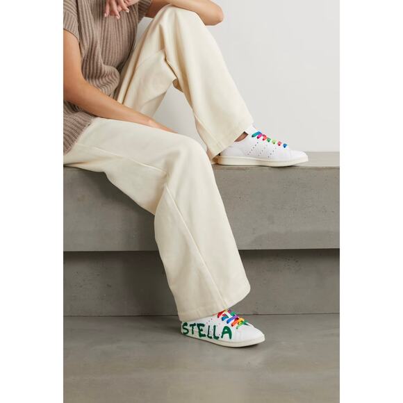 Stella McCartney x Ed Curtis x adidas Originals Stan Smith Classic Sneakers 5.5 - Picture 3 of 13